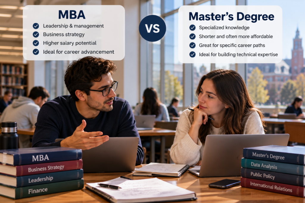MBA vs Master’s Degrees: Which One Should You Get in the United States in 2026?